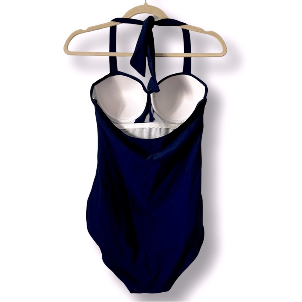 Vintage Inspired Halter One Piece Bathing Suit - Picture 2 of 3